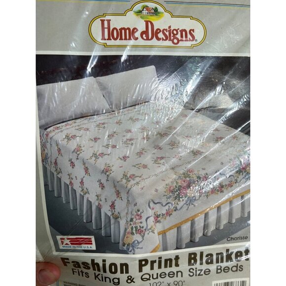 Home Designs Fashion Print Beacon blanket fits king/ Queen - Picture 6 of 8